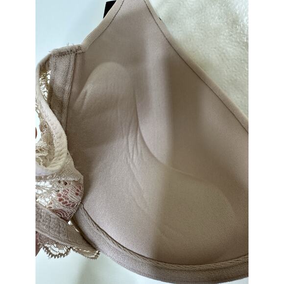 Maidenform Racerback Bra Size 38B NEW Nude/Beige Front Clasp Padded - Picture 5 of 7